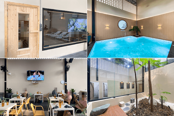 Onsen Factory Onsen and Sauna Sukhumvit 103の施設内
