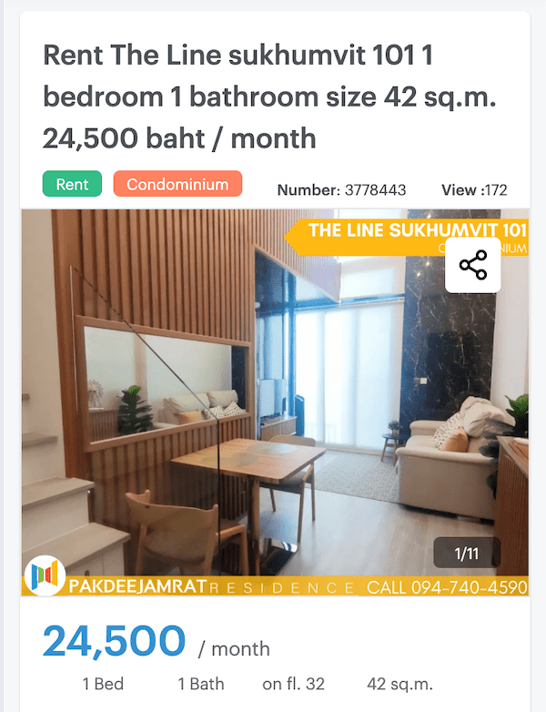 プンナウィティのコンドミニアム